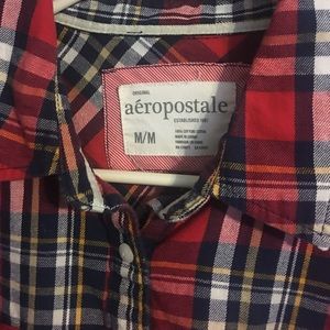 Aeropostale button down flannel size medium